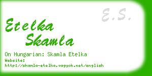 etelka skamla business card